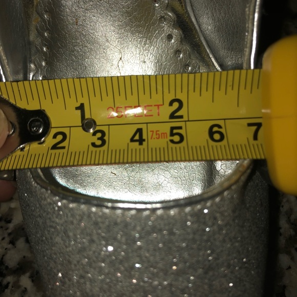 Silver/Sparkling High Heels - Picture 5 of 8